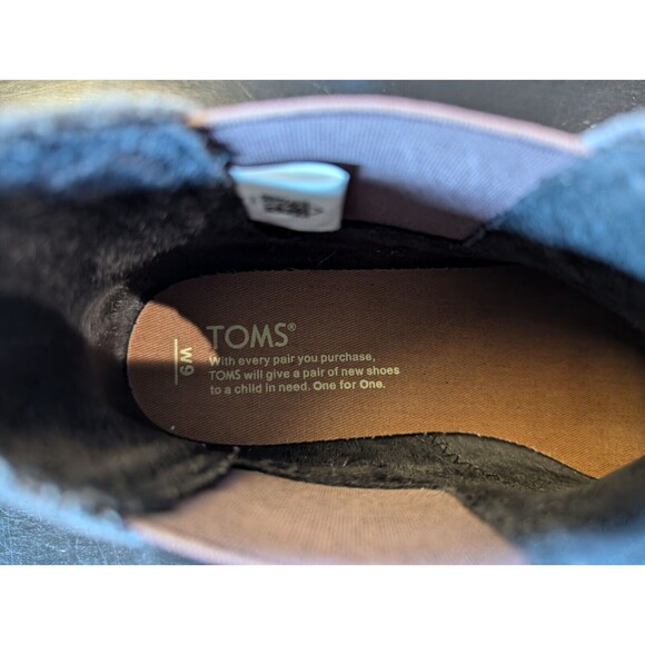 TOMS Ella Chelsea Suede Bootie Gray Metallic Women's 9/EU40 - Picture 8 of 10